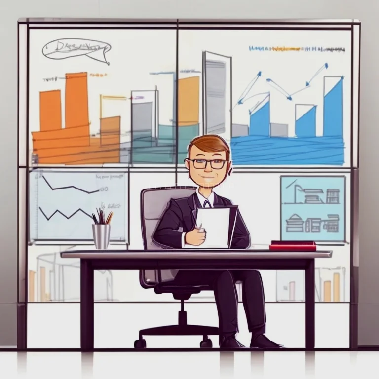 高層ビルの前で自信を持つビジネスリーダー